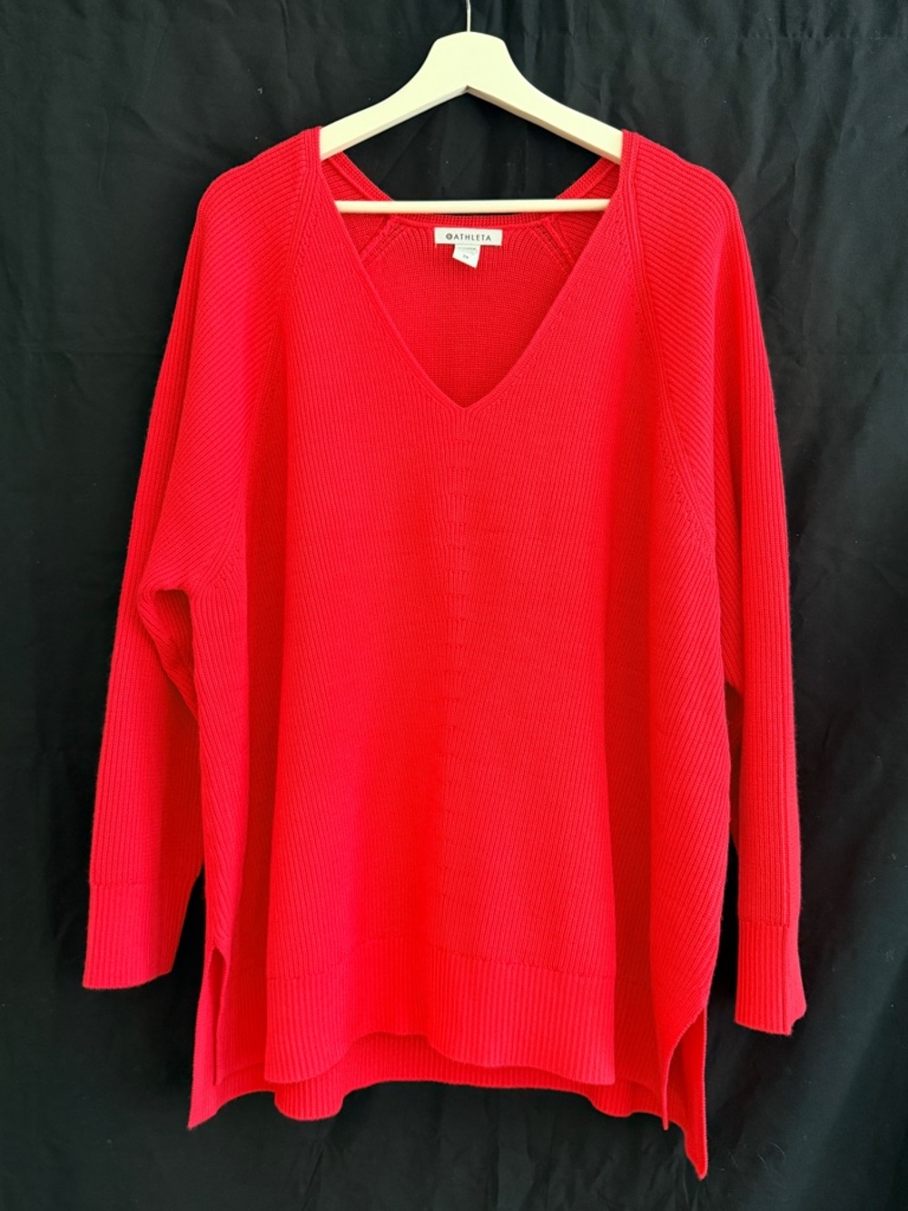 Athleta Hanover V-Neck Women's Sweater Pink